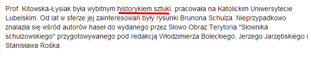 Nie żyje historyczka sztuki Małgorzata Kitowska Łysiak