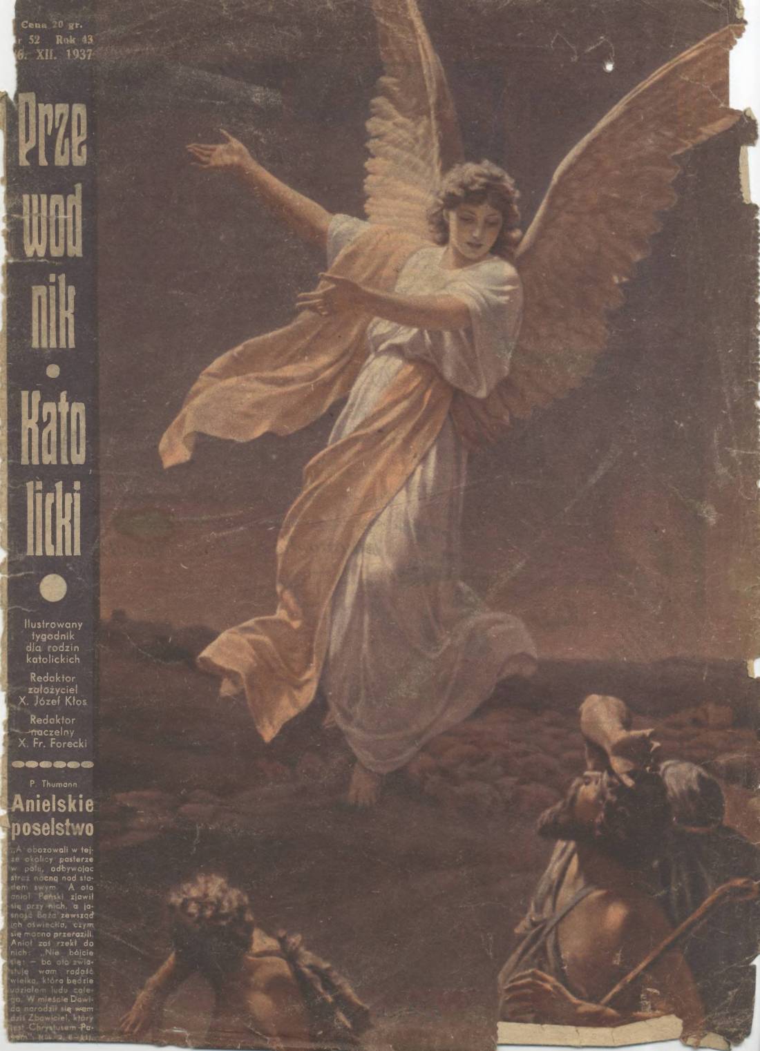 Przewodnik Katolicki 1937, nr 52.Wielkopolska Biblioteka Cyfrowa.