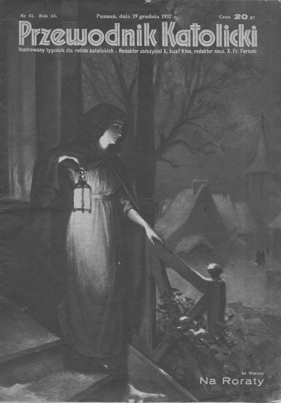 Przewodnik Katolicki 1937, nr 51.Wielkopolska Biblioteka Cyfrowa.
