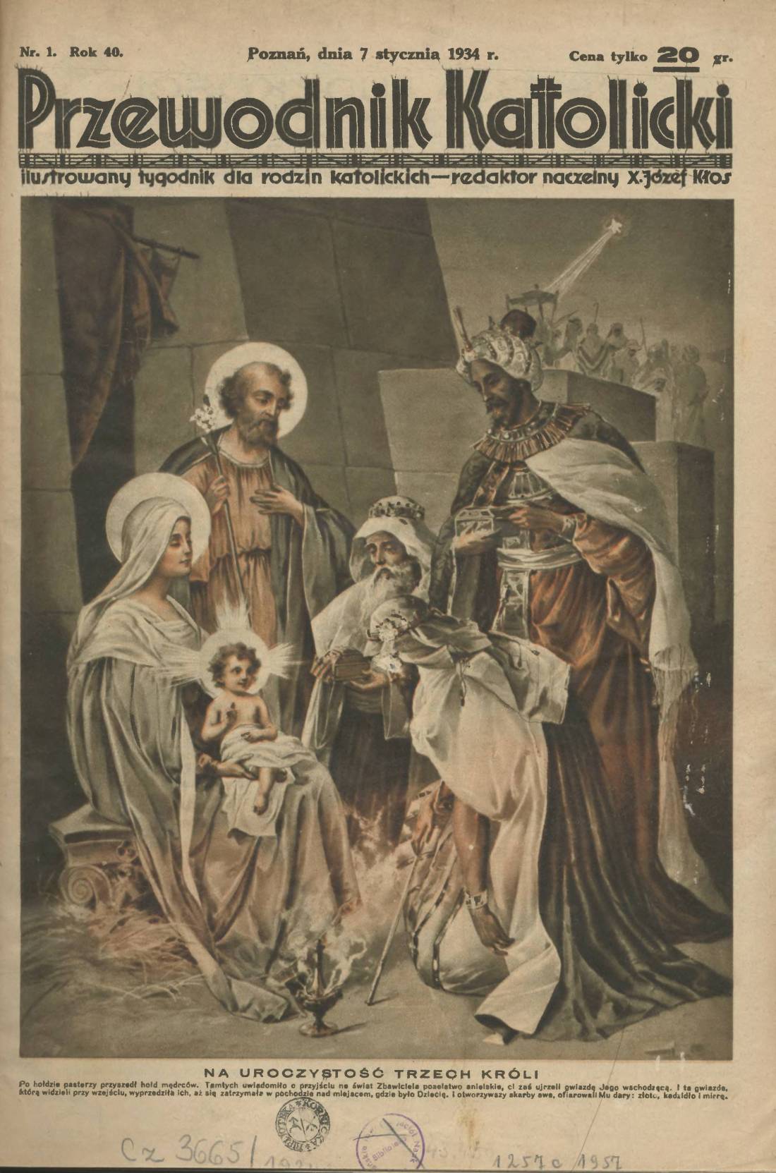 Przewodnik Katolicki 1934, nr 1.Wielkopolska Biblioteka Cyfrowa.