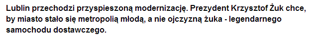 Lublin goni Polskę A-1