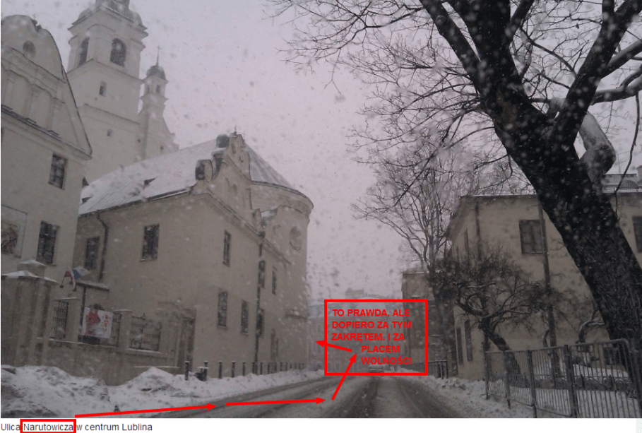 Tym razem zasypało nawet tabliczki z nazwami ulic. Redaktor miał problem...lublin.gazeta.pl