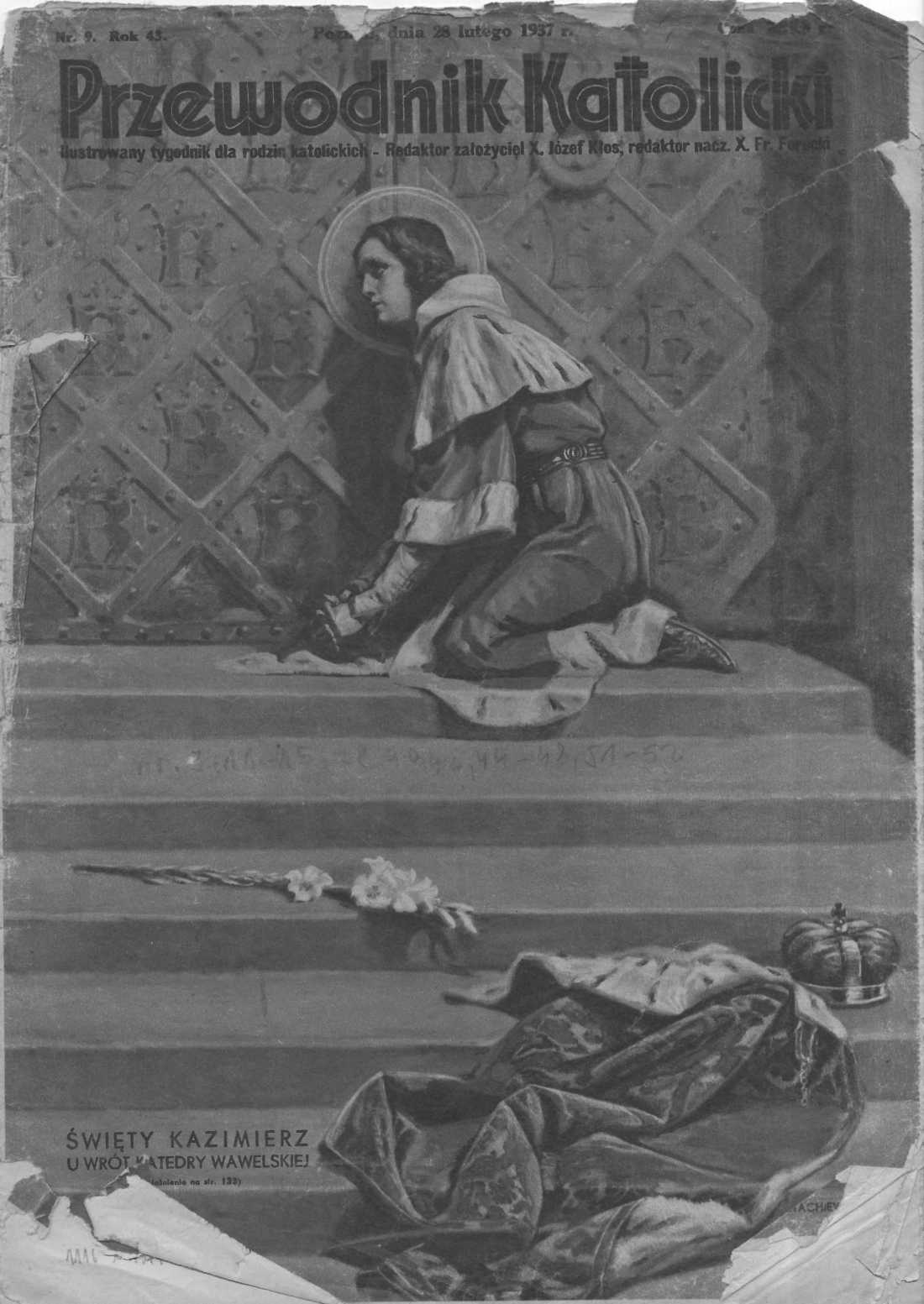 Przewodnik Katolicki 1937, nr 9.Wielkopolska Biblioteka Cyfrowa. 