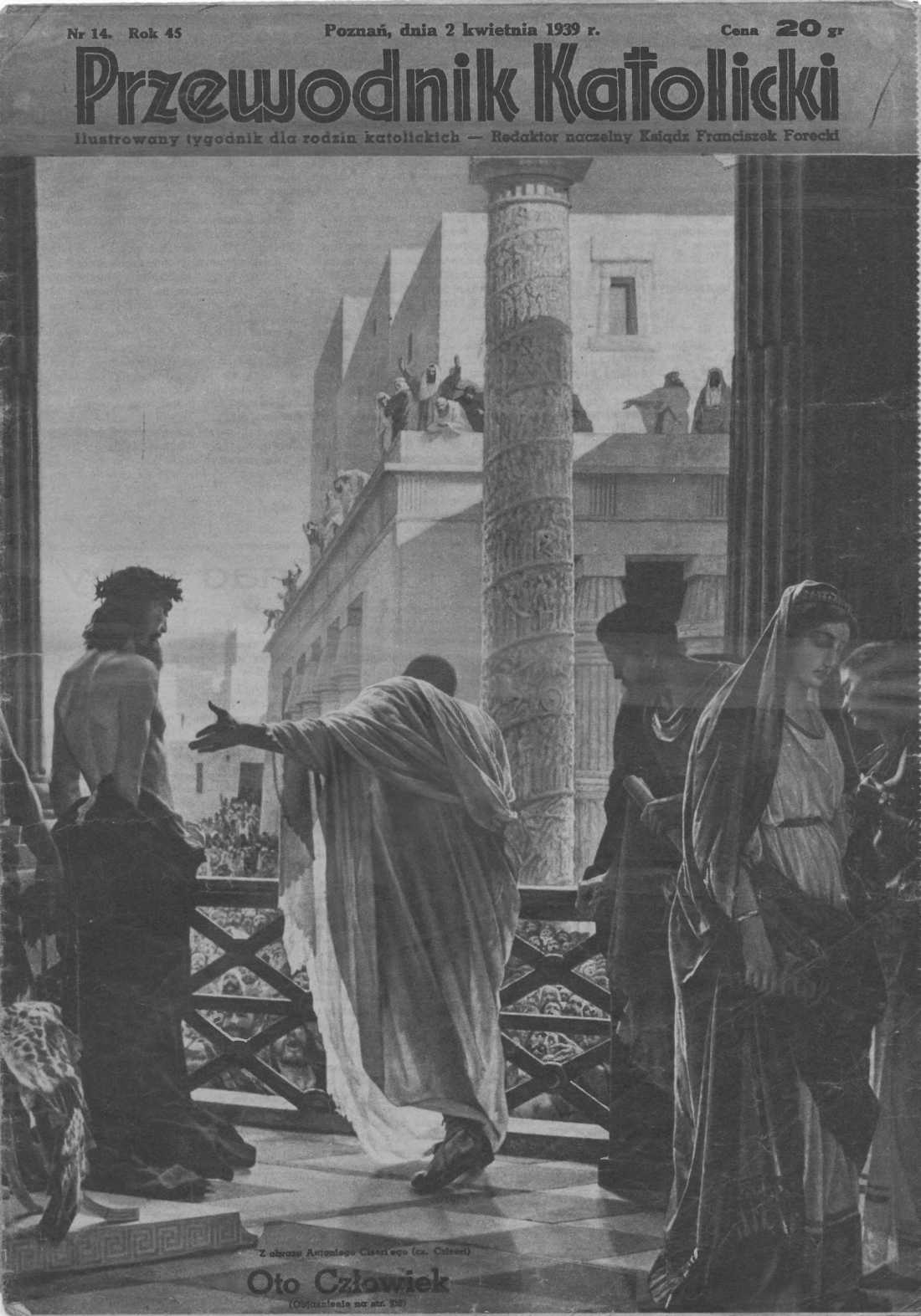 Przewodnik Katolicki 1939, nr 14.Wielkopolska Biblioteka Cyfrowa.
