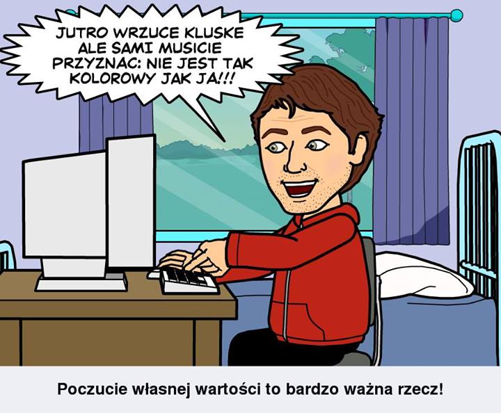 Stworzono w aplikacji Bitstrips