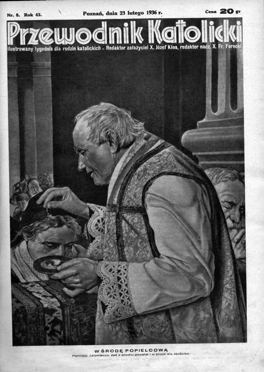 Przewodnik Katolicki 1936, nr 8. Wielkopolska Biblioteka Cyfrowa. 