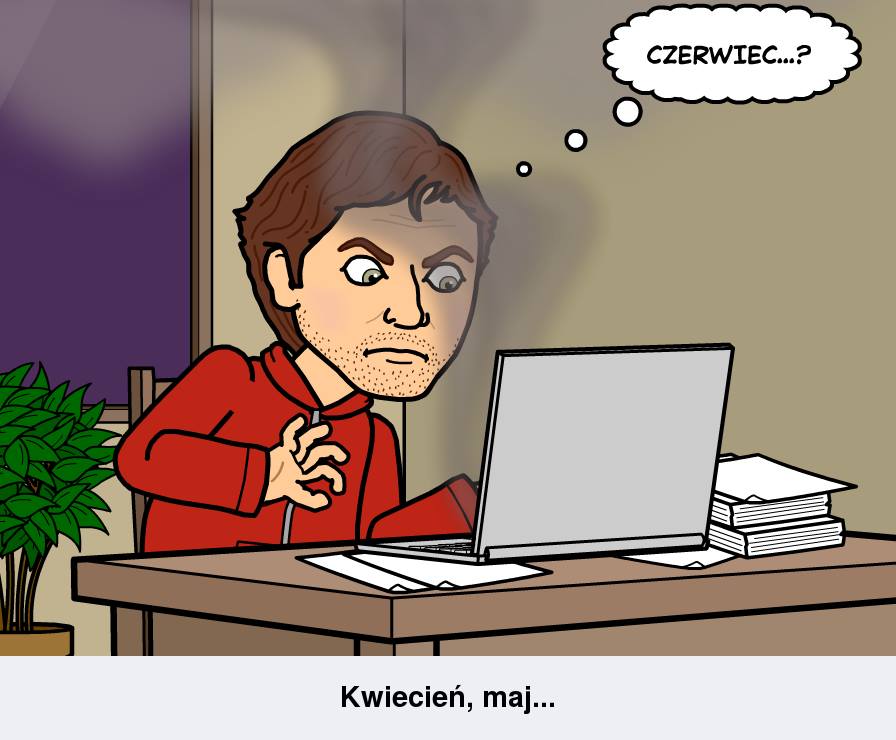 Stworzono w aplikacji Bitstrips.