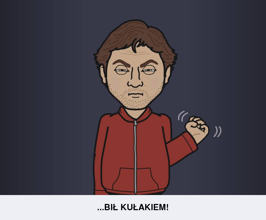 Stworzono w aplikacji Bitstrips.