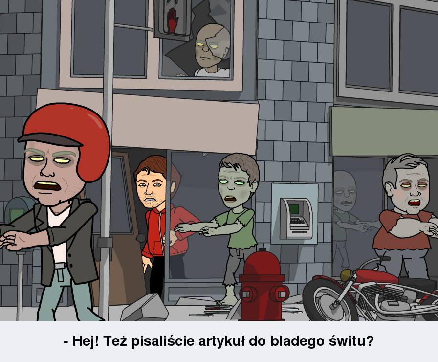Stworzono w aplikacji Bitstrips.