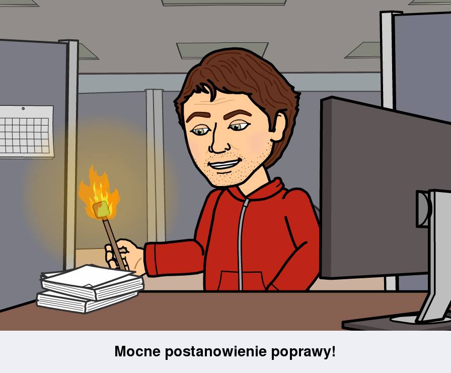 Stworzono w aplikacji Bitstrips.