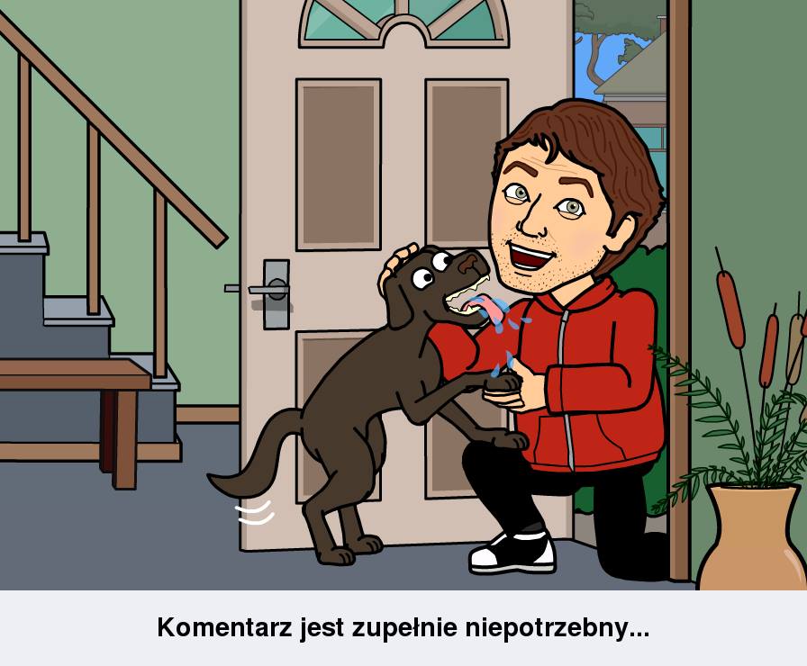 Stworzono w aplikacji Bitstrips.