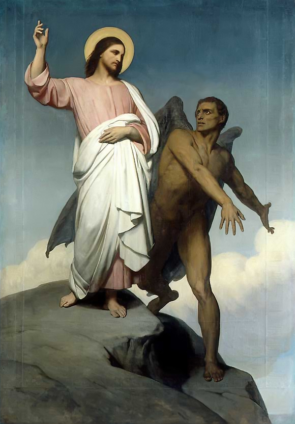 The Temptation of Christ Ary Scheffer, 1854