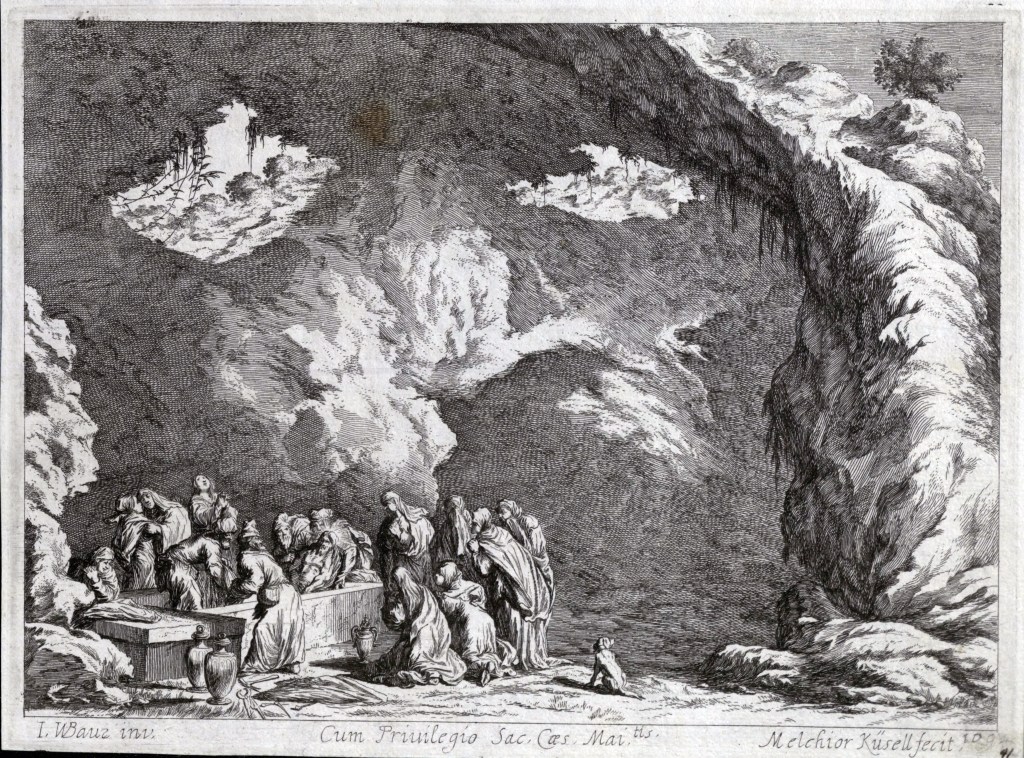 Johan Wilhelm Baur, Złożenie do grobu, 1670. 